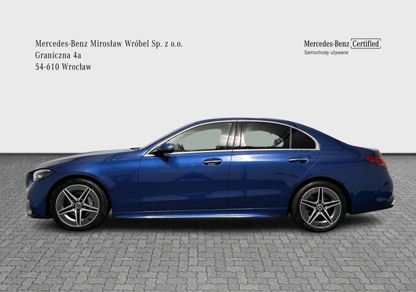Mercedes-Benz Klasa C cena 249900 przebieg: 40500, rok produkcji 2021 z Wrocław małe 436